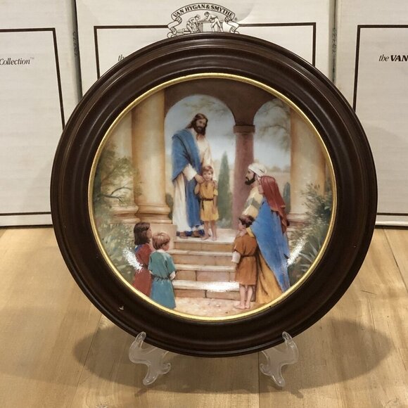 5-Walter Rane Collector series 1990-91 "Blessed Are The Children"Plates Numbered - Picture 3 of 15